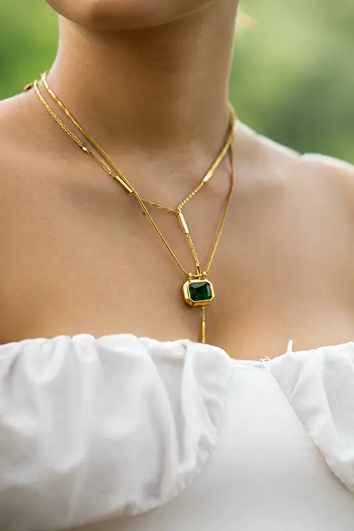 18K gold plated jewellery collection banner